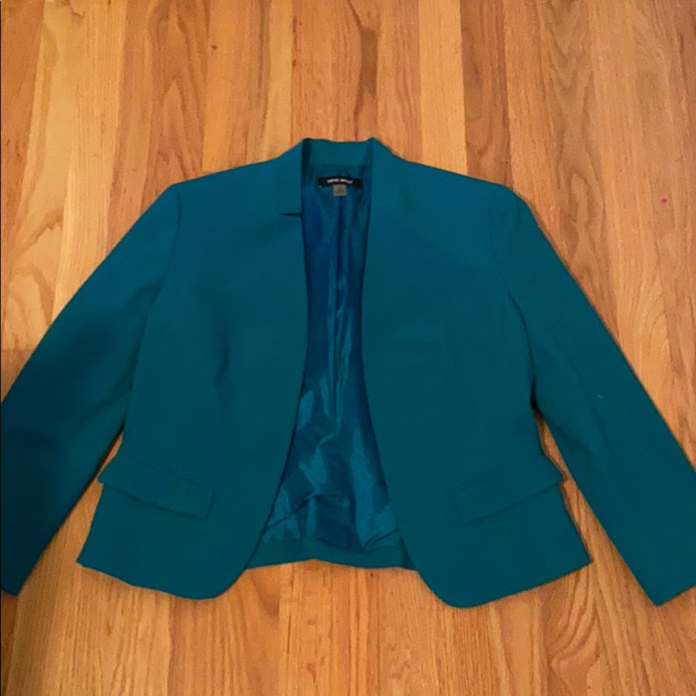 Nine West turquoise blazer